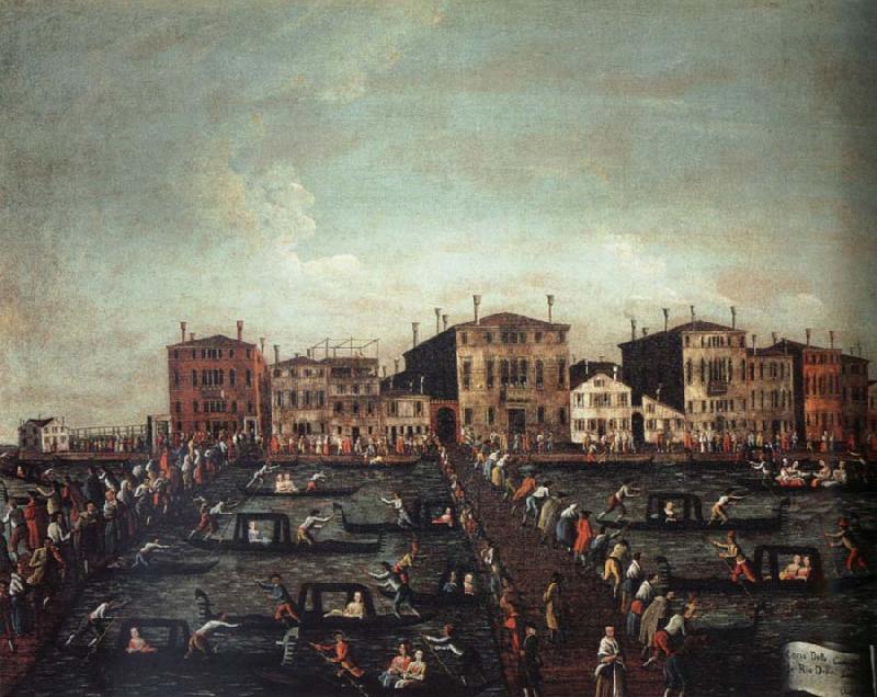 Gabriel Bella Procession of Courtesans on the Rio Della Sensa oil painting image
